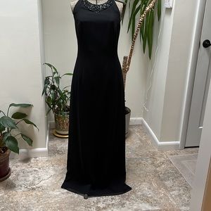 Afterdark halter evening gown.